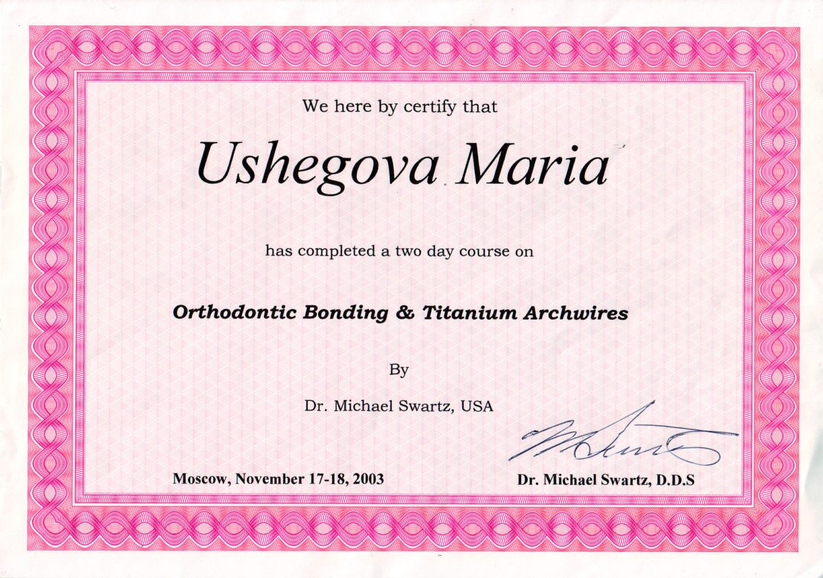 Сертификат 2